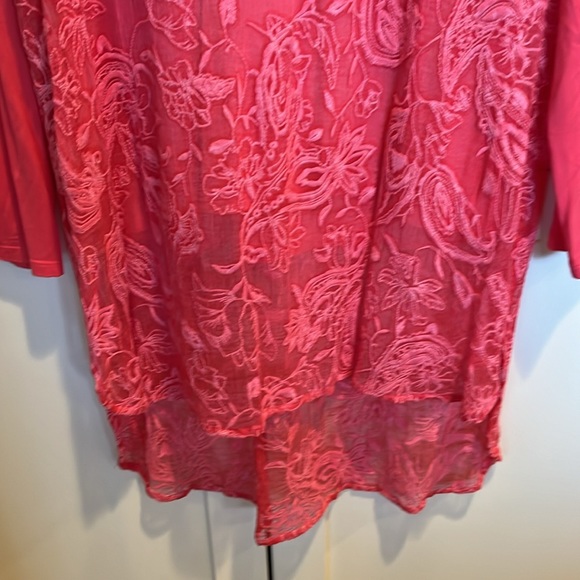 Soft Surroundings Adele Silk Tunic Top size Medium - Picture 3 of 12